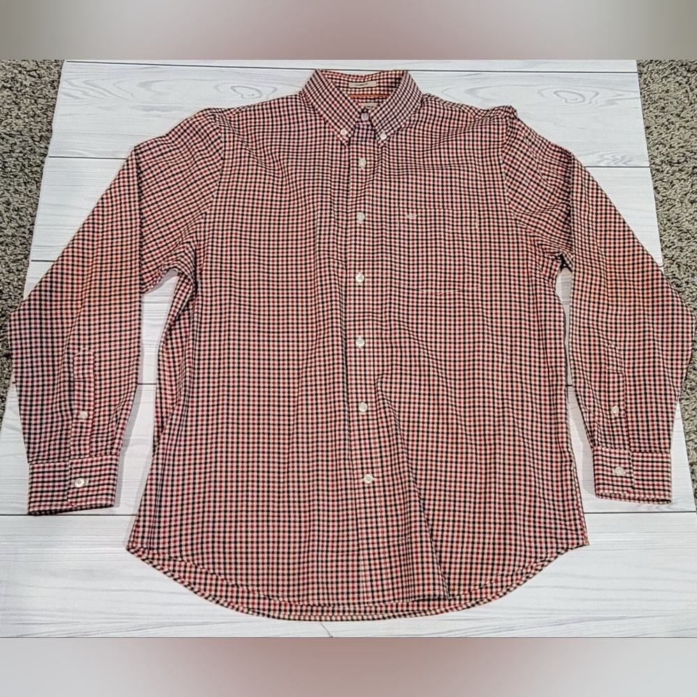 Dockers' Men's Red Checkered Shirt Sz L